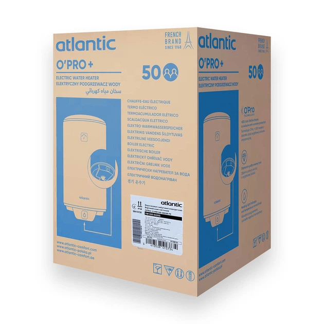 Водонагреватель Atlantic Opro+ VM 050 D400S (2000W) бойлер - изображение 6