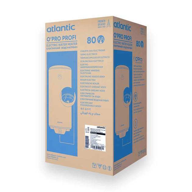 Водонагреватель Atlantic Opro Profi VM 080 D400S (1500W) бойлер - изображение 6