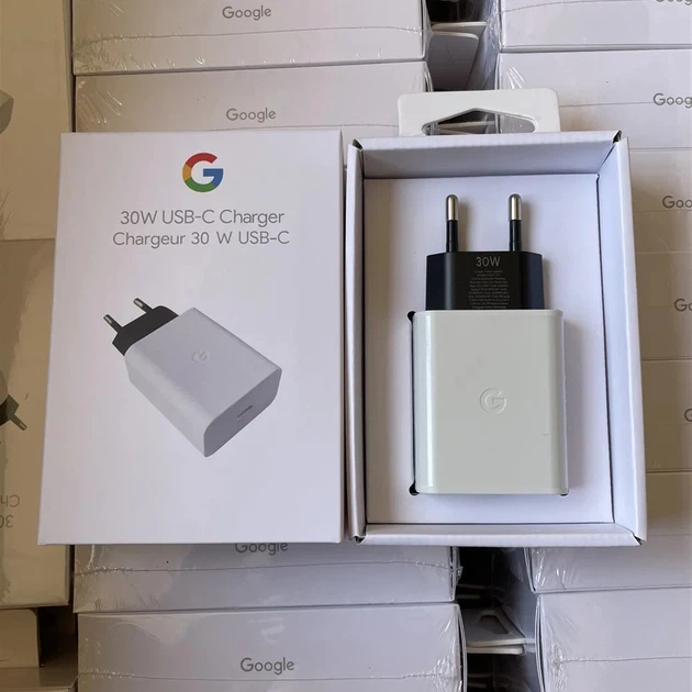 Зарядное устройство Быстрая зарядка для Pixel 30W USB Type-C GA03502-EU, Зарядный блок Google Pixel - изображение 4