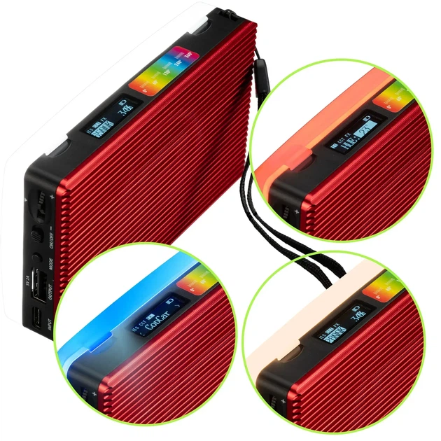 Світлова панель Bresser LED Pocket Light BR-96RGB - изображение 4
