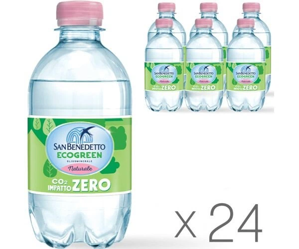 San Benedetto EcoGreen, Упаковка 24 шт. х 0.33 л, Вода мінеральна, негазована СанБенедетто Екогрін, ПЕТ - Фото 1 San Benedetto EcoGreen, Упаковка 24 шт. х 0.33 л, Вода мінеральна, негазована СанБенедетто Екогрін, ПЕТ - изображение 1