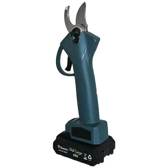 Аккумуляторный садовый секатор Domotec D8500 18V (2х1.5 Ач), бесщеточный электросекатор для веток до 25 мм в кейсе - изображение 5