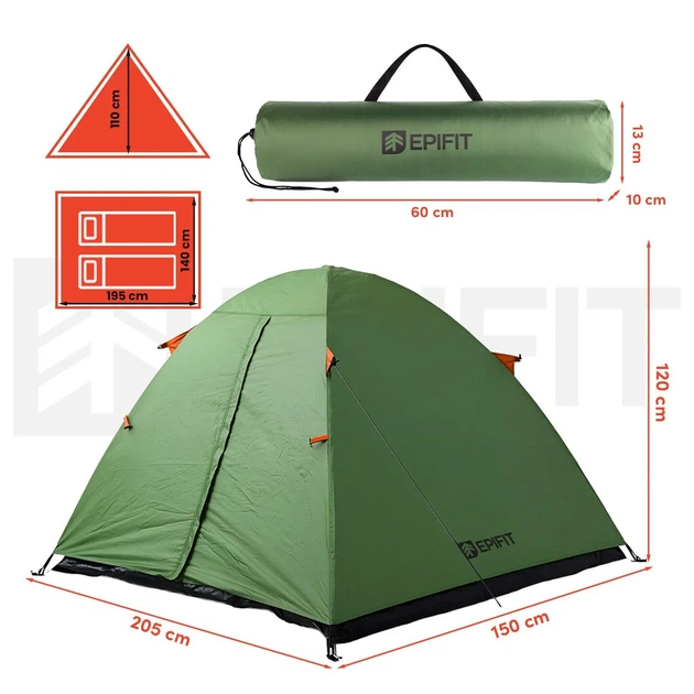 Туристическая палатка EPIFIT HORIZON 2.0 114812 на 1–2 человека - изображение 2