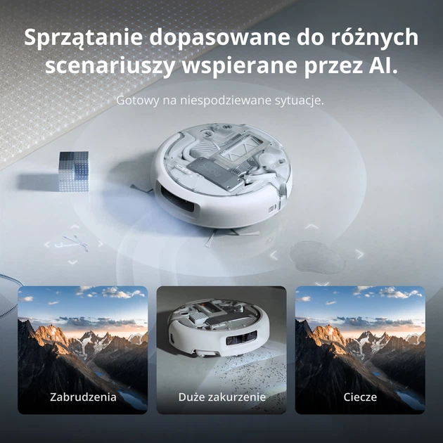 Robot sprzątający DJI Romo P2 Clean More Combo (CRR2P) - Zdjęcie 5 Robot sprzątający DJI Romo P2 Clean More Combo (CRR2P) - obraz 5