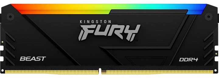 Модуль пам'яті Kingston DDR5 16GB 5600 MHz Beast RGB AM5 Black Fury (ex. HyperX) (KF556C36BBEA-16) - Фото 1 Модуль пам'яті Kingston DDR5 16GB 5600 MHz Beast RGB AM5 Black Fury (ex. HyperX) (KF556C36BBEA-16) - зображення 1