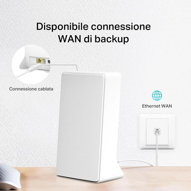 Маршрутизатор Mercusys MB230 4G LTE 4G+ Wi-Fi AC1200 Белый (102253460) - Уценка - изображение 3