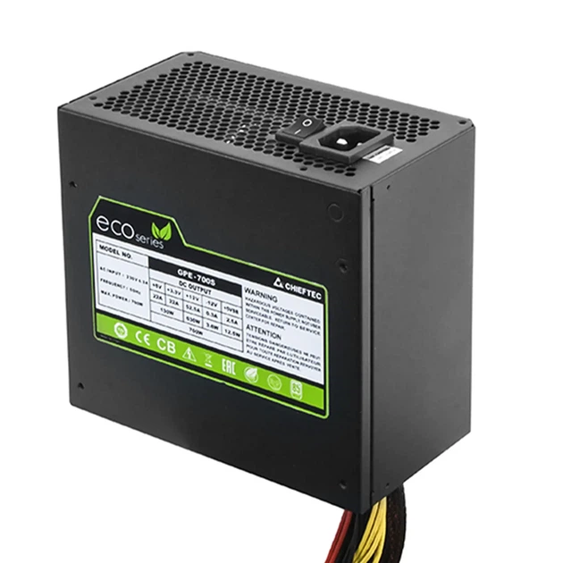 Блок живлення CHIEFTEC ECO 600W (GPE-600S) - зображення 3