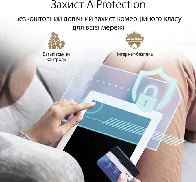 Беспроводной 3G/4G Wi-Fi 6 маршрутизатор ASUS 4G-AX56 / LTE Cat.6 (300 Мбит/с) / AX1800 / 4x Гигабитных LAN / Captive Portal / AiProtection Pro / Черный (102259710) - Уценка - изображение 2
