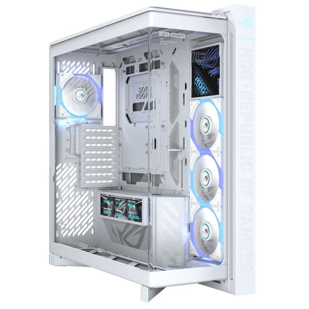 Корпус ASUS ROG Cronox GR801 ARGB White (90DC00T3-B09030) - Фото 2 Корпус ASUS ROG Cronox GR801 ARGB White (90DC00T3-B09030) - изображение 2