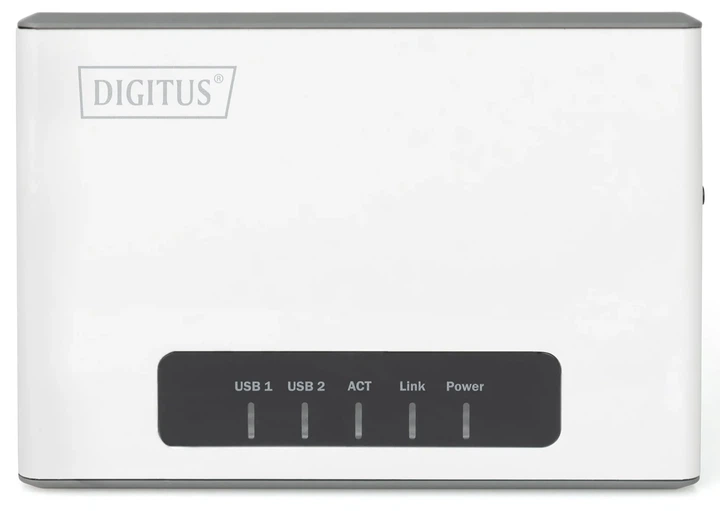 Многофункциональный Wi-Fi сетевой USB-сервер DIGITUS DN-13024 / Wi-Fi N300 / 2 x USB 2.0 / 1 x 100M LAN / Белая (102272180) - Уценка - изображение 5
