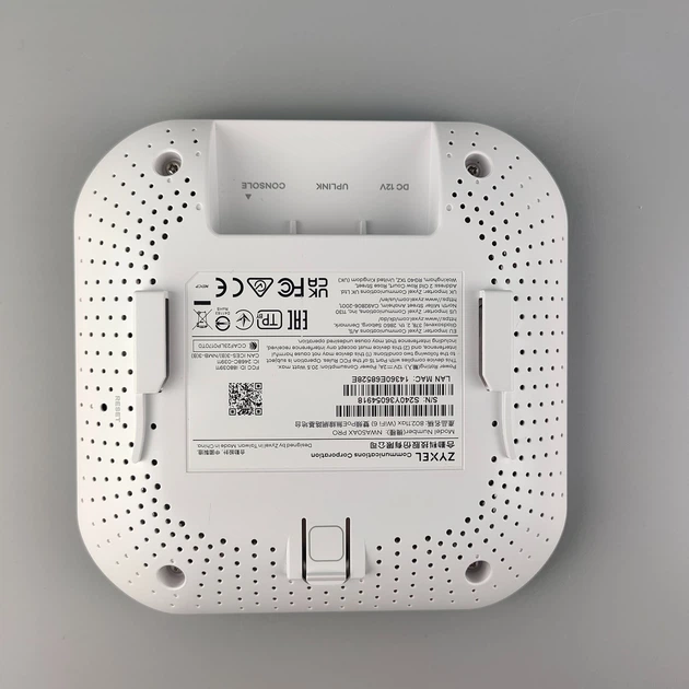 Беспроводная точка доступа Zyxel NWA50AX PRO / AX3000 Wi-Fi 6 / Порт 2.5G Ethernet PoE+ / NebulaFlex / Белый (102275270) - Уценка - изображение 7