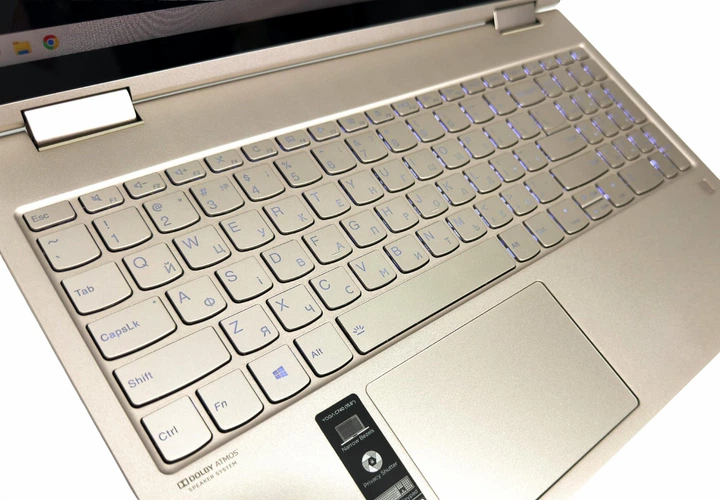 Ноутбук Lenovo Yoga C740-15IML: Core i7-10510U / RAM 12 ГБ / SSD 512 ГБ / Intel UHD Graphics / 15.6" Multi-touch / Б/У - изображение 13