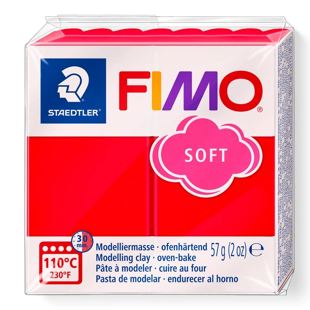 Masa do modelowania Fimo Soft Indyjska czerwień 57 g (8020-24) (4006608809492) - Zdjęcie 1 Masa do modelowania Fimo Soft Indyjska czerwień 57 g (8020-24) (4006608809492) - obraz 1