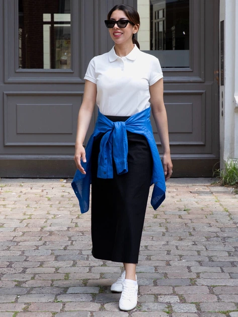 Поло женское Uniqlo 775035039 2XL Молочное (1162017190) - Фото 7 Поло женское Uniqlo 775035039 2XL Молочное (1162017190) - изображение 7