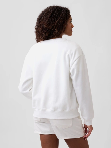 Свитшот на флисе женский GAP 816528978 S Молочный (1162031517) - изображение 2