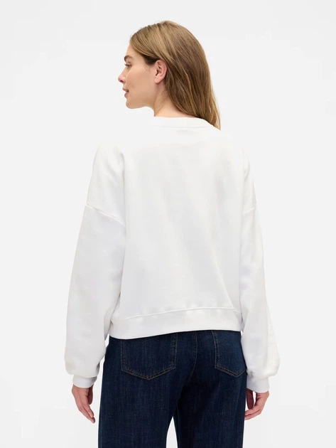Свитшот на флисе женский GAP 321187600 L Молочный (1162004387) - изображение 2