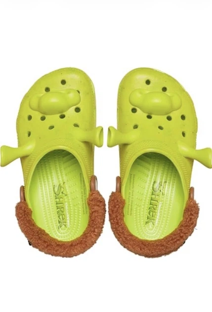 Жіночі крокси класік Клог Шрек Crocs Classic Dreamworks SHREK Clog (38-39, зелений) - зображення 7