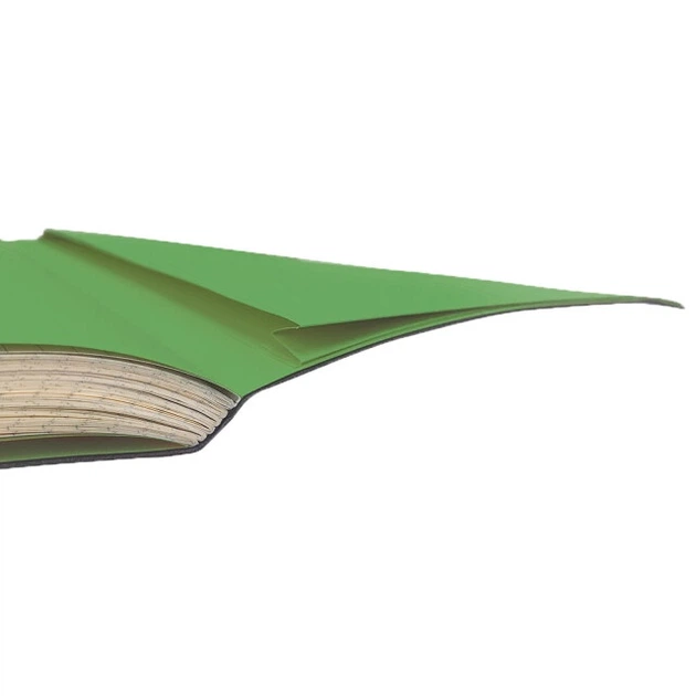 Деловая записная книжка Поліграфіст A5 "Star" Soft Touch 96 листов клеточка крем/блок искусственная кожа черный на резинке (138/2 0612L) - изображение 3
