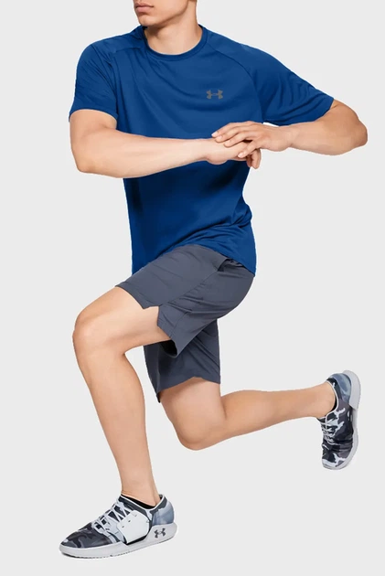 Чоловіча синя футболка UA Tech 2.0 SS Tee Under Armour XXL 1326413-400 - Фото 3 Чоловіча синя футболка UA Tech 2.0 SS Tee Under Armour XXL 1326413-400 - изображение 3