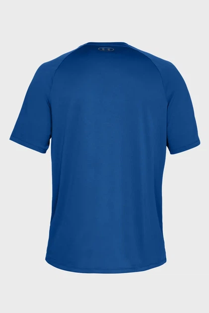 Чоловіча синя футболка UA Tech 2.0 SS Tee Under Armour S 1326413-400 - Фото 5 Чоловіча синя футболка UA Tech 2.0 SS Tee Under Armour S 1326413-400 - изображение 5