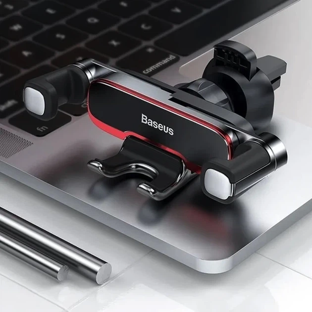 Автотримач для телефона Baseus Mr Hui Gravity Car Mount Black - Фото 10 Автотримач для телефона Baseus Mr Hui Gravity Car Mount Black - зображення 10
