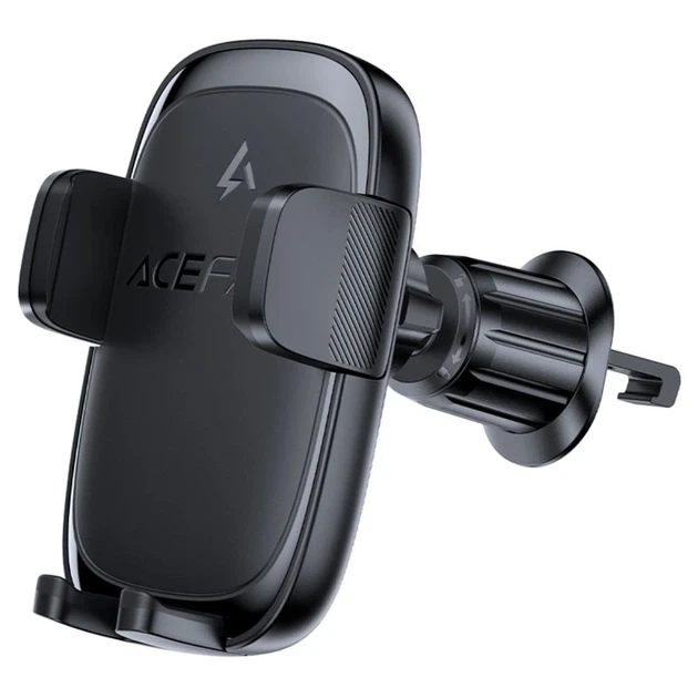Автотримач для телефона з БЗП ACEFAST D48 press type wireless charging car holder for air vent Black - Фото 1 Автотримач для телефона з БЗП ACEFAST D48 press type wireless charging car holder for air vent Black - зображення 1