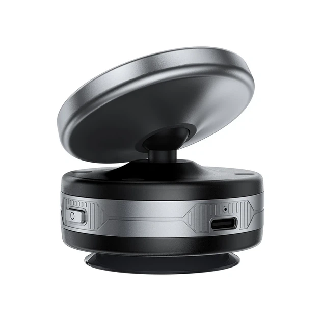 Автотримач для телефона з БЗП ACEFAST E29 electric Suction cup magnetic wireless charging holder Metal Gray - Фото 4 Автотримач для телефона з БЗП ACEFAST E29 electric Suction cup magnetic wireless charging holder Metal Gray - изображение 4