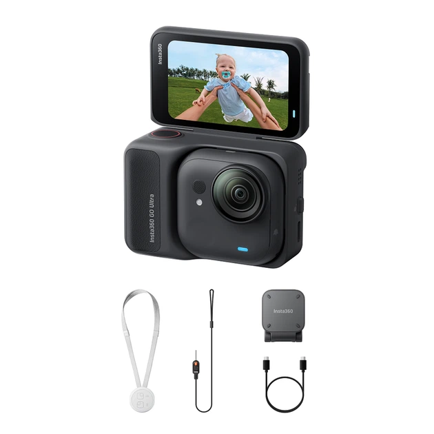 Екшн-камера Insta360 GO Ultra Standard Edition (Midnight Black) - Фото 3 Екшн-камера Insta360 GO Ultra Standard Edition (Midnight Black) - изображение 3