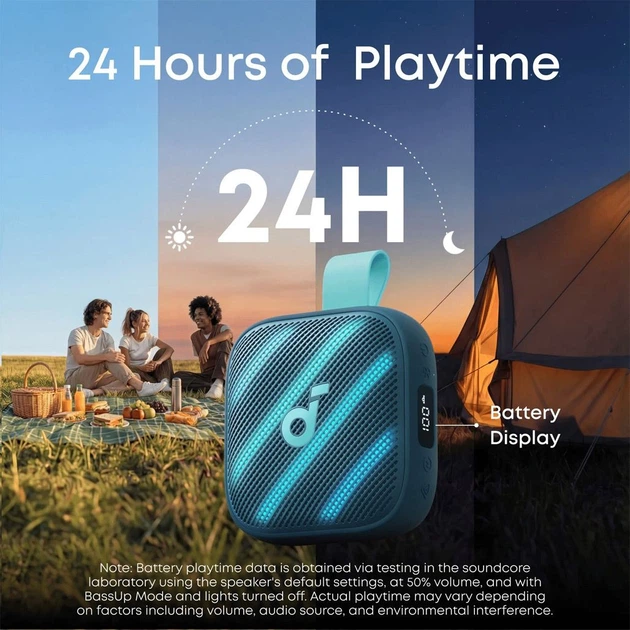 Портативна акустика Anker SoundCore Boom Go 3i Blue (D5103030) [173759] - зображення 3