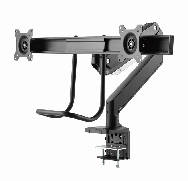 Крепление для телевизора Gembird для 2 мониторов 17–35″ VESA 100x100 (MA-DA2-04) - изображение 5