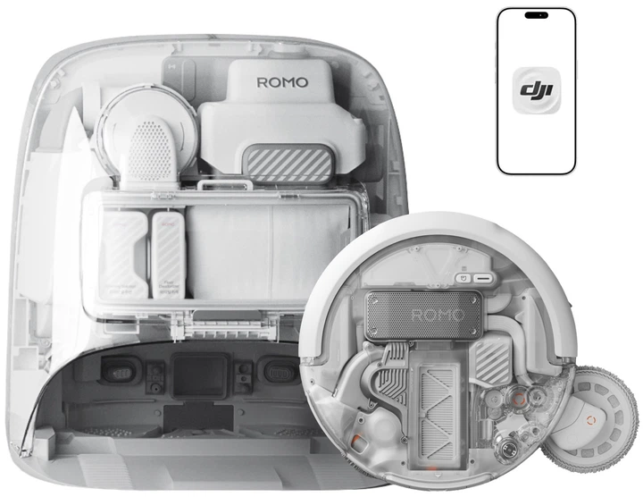 Robot sprzątający DJI Romo P2 (CRR2P) - Zdjęcie 1 Robot sprzątający DJI Romo P2 (CRR2P) - obraz 1