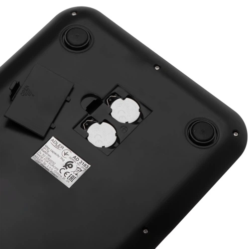 Кухонные весы Adler AD 3183 Black — до 5 кг, точность 1 г - изображение 6