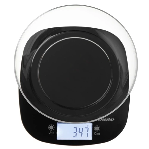 Кухонные весы Mesko MS 3179 Black — с чашей, до 5 кг - Фото 4 Кухонные весы Mesko MS 3179 Black — с чашей, до 5 кг - изображение 4
