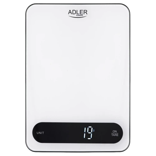 Кухонні ваги Adler AD 3177 WB USB — до 10 кг з USB-C акумулятором - Фото 2 Кухонні ваги Adler AD 3177 WB USB — до 10 кг з USB-C акумулятором - зображення 2