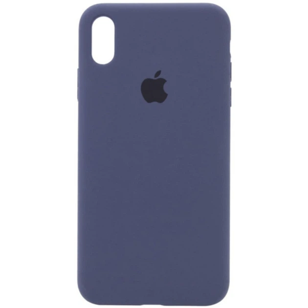 Чохол Silicone case for iPhone XR Navy Blue - Фото 1 Чохол Silicone case for iPhone XR Navy Blue - изображение 1