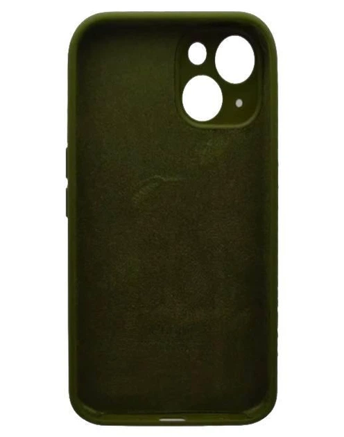 Чохол силіконовий Full Silicone Case for iPhone 15 Army Green (з захистом камери) - Фото 2 Чохол силіконовий Full Silicone Case for iPhone 15 Army Green (з захистом камери) - изображение 2
