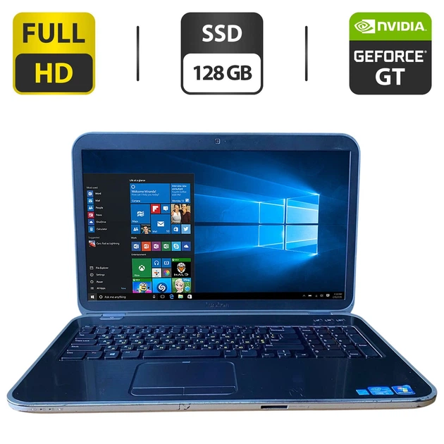 Ноутбук Б-клас Dell Inspiron 17R 5720 / 17.3" (1920x1080) TN / Intel Core i5-3210M (2 (4) ядра по 2.5 - 3.1 GHz) / 12 GB DDR3 / 128 GB SSD / nvidia GeForce GT 630M, 1 GB GDDR5, 128-bit / WebCam / DVD-ROM б/в - зображення 2