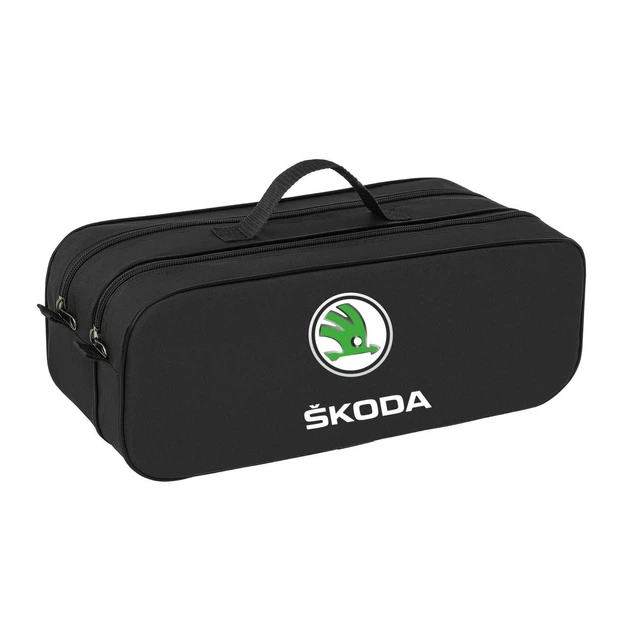 Сумка органайзер Skoda 2 отделения 03-108-2Д черный - Фото 1 Сумка органайзер Skoda 2 отделения 03-108-2Д черный - изображение 1