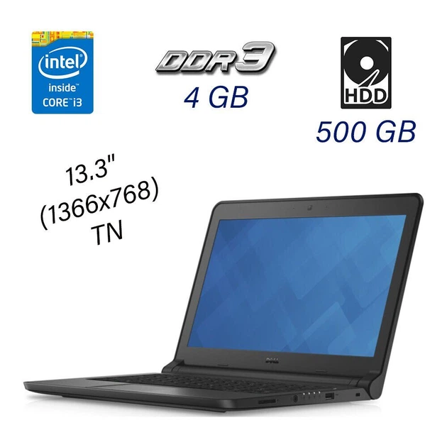 Ноутбук Dell Latitude E3350 / 13.3" (1366x768) TN / Intel Core i3-5005U (2 (4) ядра по 2.0 GHz) / 4 GB DDR3 / 500 GB HDD / Intel HD Graphics 5500 / WebCam / Windows 10 Pro б/в - Фото 2 Ноутбук Dell Latitude E3350 / 13.3" (1366x768) TN / Intel Core i3-5005U (2 (4) ядра по 2.0 GHz) / 4 GB DDR3 / 500 GB HDD / Intel HD Graphics 5500 / WebCam / Windows 10 Pro б/в - зображення 2