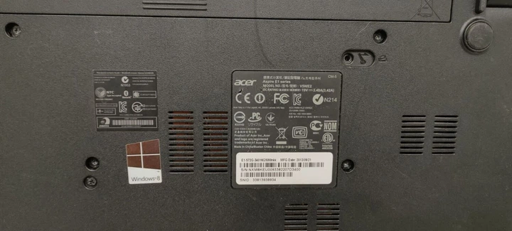 Ноутбук Б-класс Acer Aspire E1-572G / 15.6" TN / Core i3-4010U (2(4) ядра по 1.7GHz) / 8GB DDR3 / 240GB SSD / Radeon HD 8670M, 1GB DDR3/ WebCam б/в - Фото 18 Ноутбук Б-класс Acer Aspire E1-572G / 15.6" TN / Core i3-4010U (2(4) ядра по 1.7GHz) / 8GB DDR3 / 240GB SSD / Radeon HD 8670M, 1GB DDR3/ WebCam б/в - зображення 18