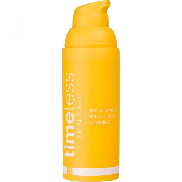 20% Vitamin C + E Ferulic Acid Serum Сироватка з вітаміном с + Е і ферулової кислотою 30 мл Timeless Skin Care 1001 - зображення 2