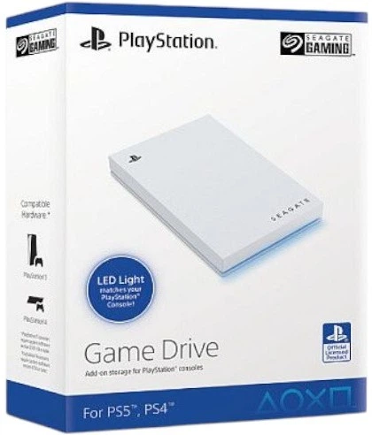 Зовнішній накопичувач Seagate 2 ТБ PlayStation STMH2000200 USB 3.2 Gen 1 білий (STMH2000200) - Фото 4 Зовнішній накопичувач Seagate 2 ТБ PlayStation STMH2000200 USB 3.2 Gen 1 білий (STMH2000200) - зображення 4