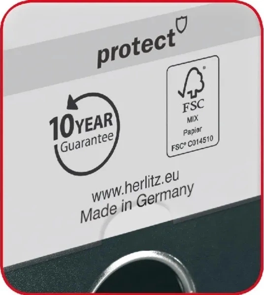Segregator Herlitz maX.file Protect A4 80 mm Malinowy (4008110391649) - Zdjęcie 3 Segregator Herlitz maX.file Protect A4 80 mm Malinowy (4008110391649) - obraz 3
