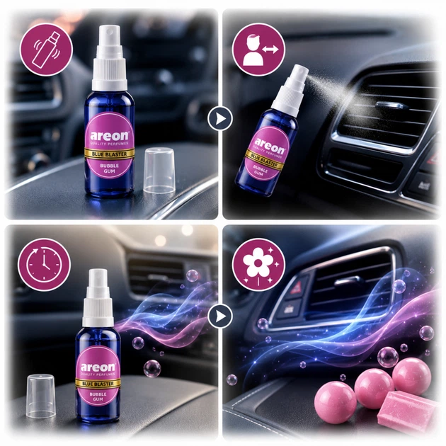 Ароматизатор повітря Areon Perfume Blue Blaster 30 мл Bubble Gum (Концентрат 1:2) - изображение 2