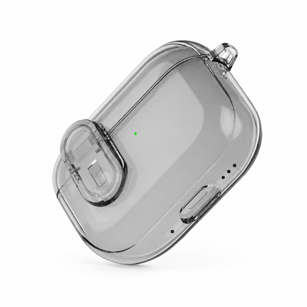 Твердый защитный чехол для наушников AirPods 2 Pro || Air Pods 2 Pro. Серый (Прозрачный) цвет - изображение 2