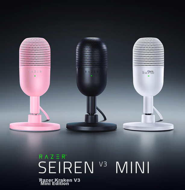 Микрофон Razer Mythic V3 настольный мини, RGB, для стримов, черный - изображение 11