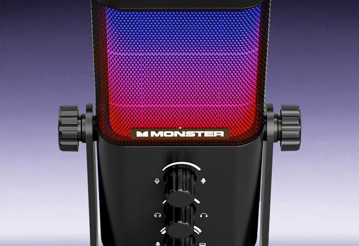 Микрофон Monster N31 USB конденсаторный настольный, шумоподавление, для игр и стримов - изображение 5
