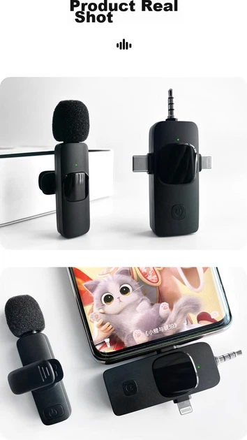 Микрофон петличный Masentek K1 беспроводной, для смартфонов и камер - изображение 12
