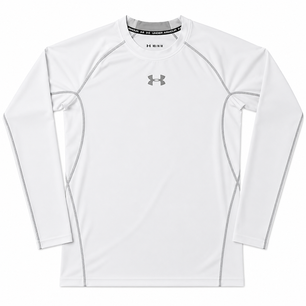 Термо кофта Under Armour білий XL - Фото 1 Термо кофта Under Armour білий XL - зображення 1