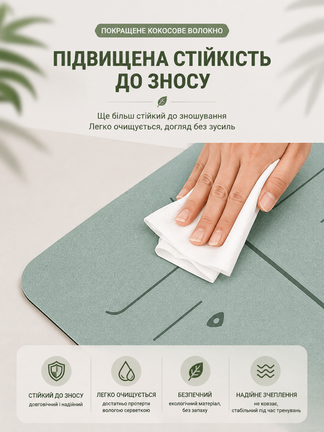 Килимки для йоги чорний - Фото 3 Килимки для йоги чорний - зображення 3